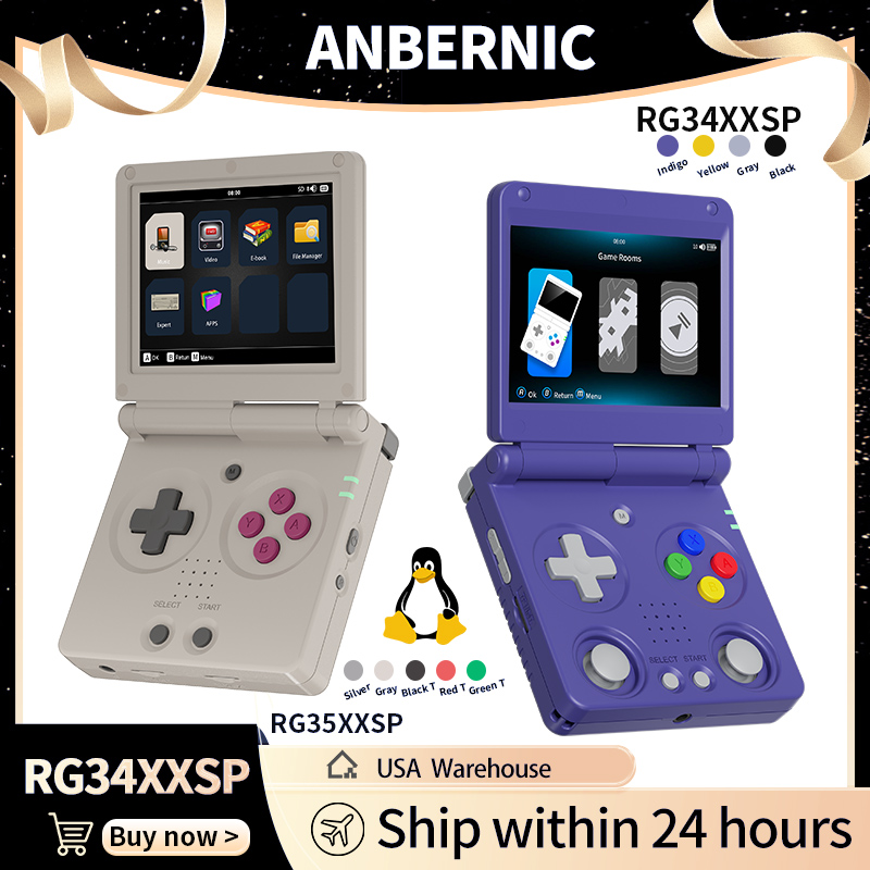 Anbernic RG34XXSP RG35XXSP Fli - Retro Gaming Monitor review and price