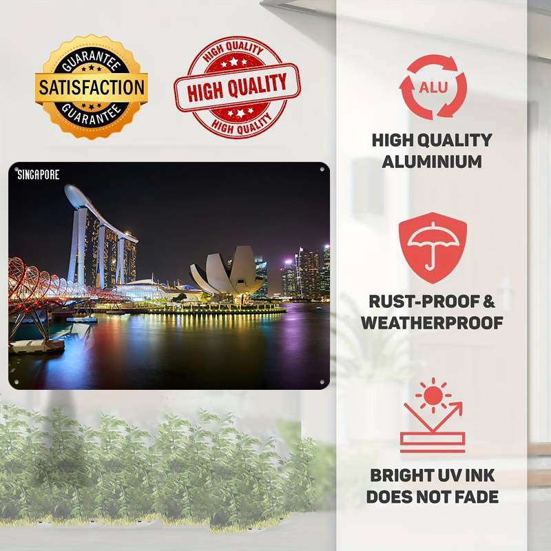 Singapore Skyline At Night Pos - Retro Gaming At review and price