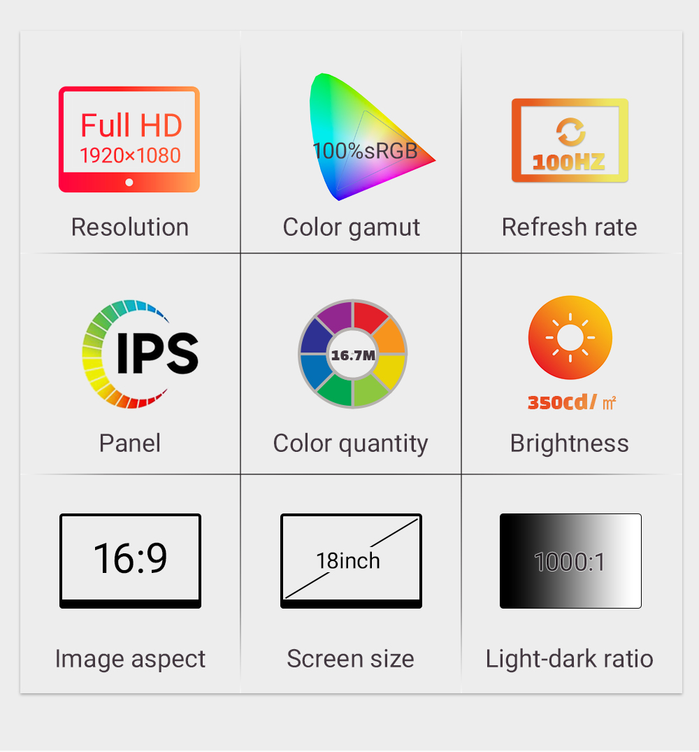 ZSUS 18-Inch 1080P 100Hz 100%s - Retro Gaming Monitor review and price