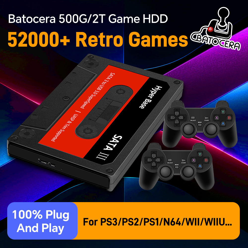 Batocera 500G Retro Game Hard  - Retro Gaming Emulator Pc review and price