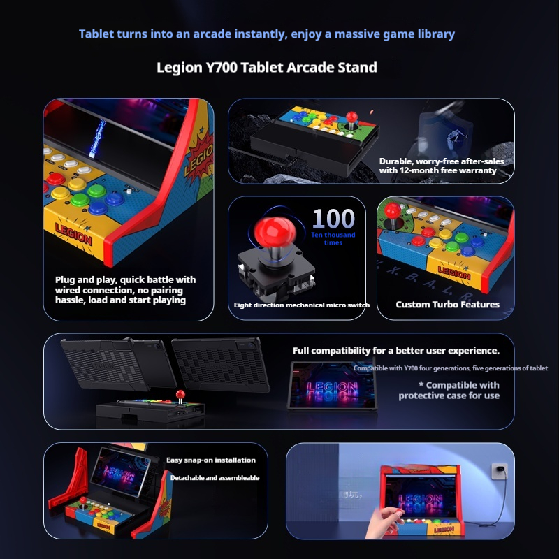 Legion Y700 Gaming Tablet Arca - Retro Gaming Emulator Pc review and price