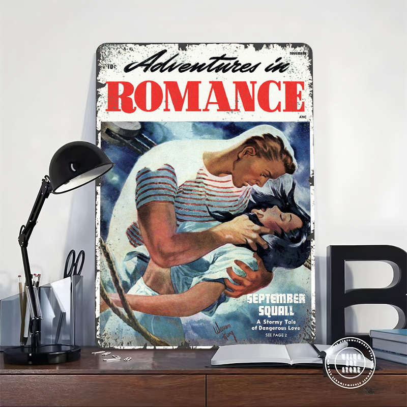 ADVENTURES IN ROMANCE Tinplate - Retro Gaming At review and price
