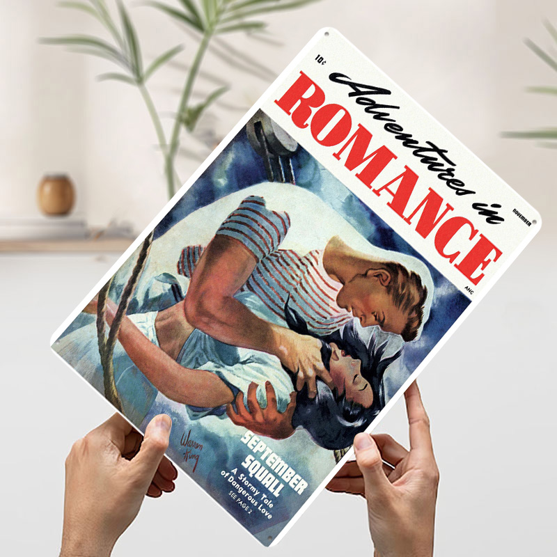 ADVENTURES IN ROMANCE Tinplate - Retro Gaming At review and price
