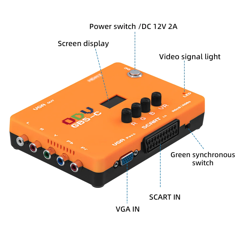 Mcbazel ODV-GBS-C Component VG - Retro Gaming Play Zone review and price