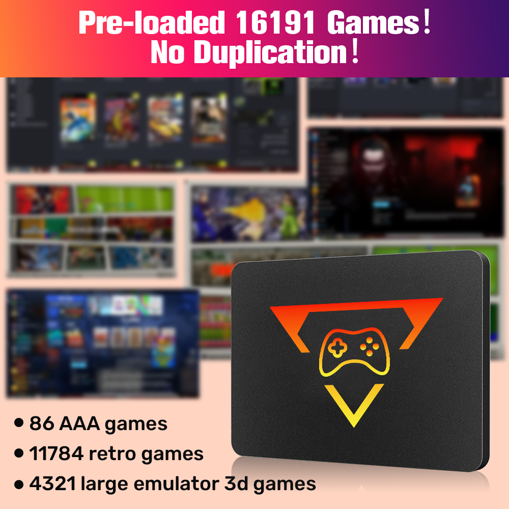 Retro Gaming SSD for Switch/PS - Retro Gaming Emulator Pc review and price