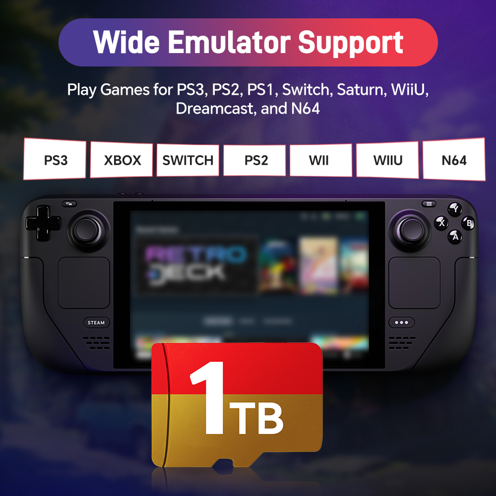 Steam Deck Micro SD Card Retro - Retro Gaming Emulator Pc review and price