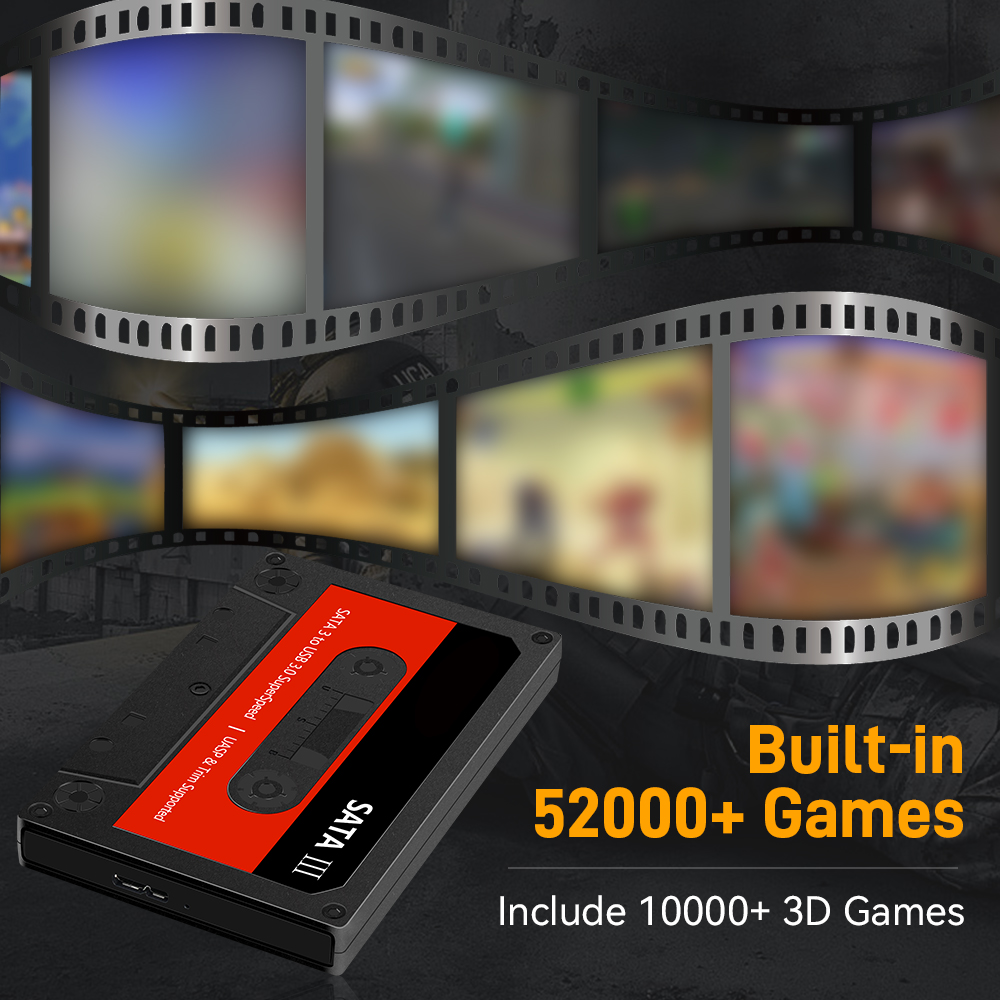 Batocera 500G/2T Emulator Game - Retro Gaming Hard Drive review and price