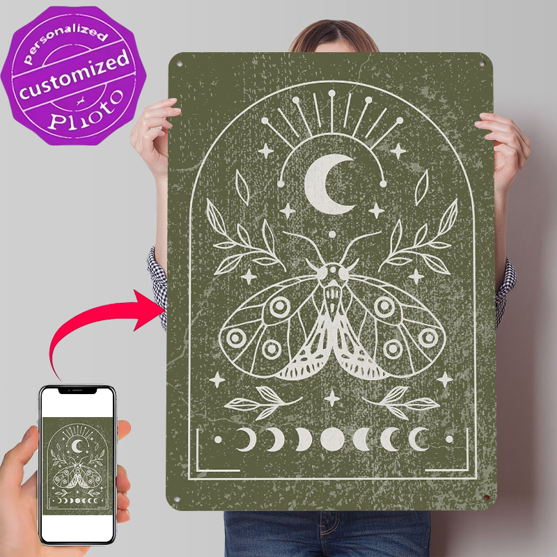 Moth and Moon Poster Customize - Retro Gaming At review and price