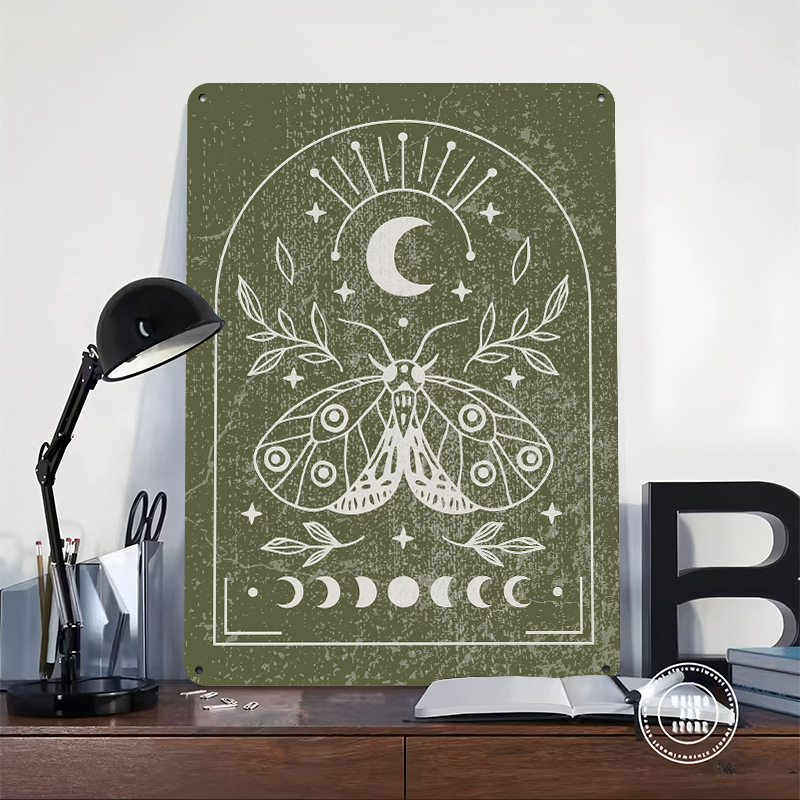 Moth and Moon Poster Customize - Retro Gaming At review and price