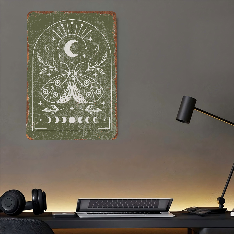 Moth and Moon Poster Customize - Retro Gaming At review and price