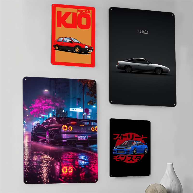 （Nissan） Posters Retro Car Met - Retro Gaming At review and price