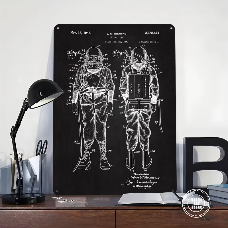 1945 Diving Suit Patent Metal  - Retro Gaming At review and price