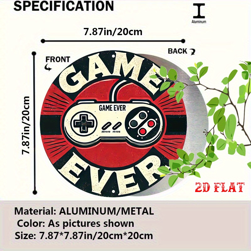 2D Flat 1pc Retro Gaming Round - Retro Gaming Fun review and price