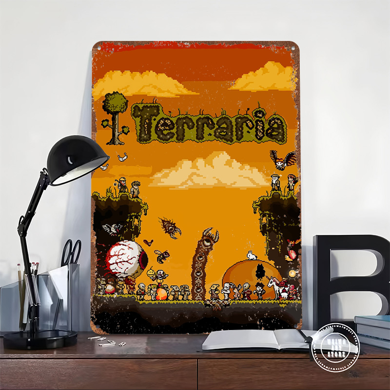 Terraria Pixel Art Game Printe - Retro Gaming At review and price