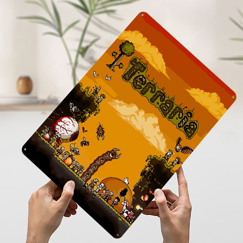 Terraria Pixel Art Game Printe - Retro Gaming At review and price