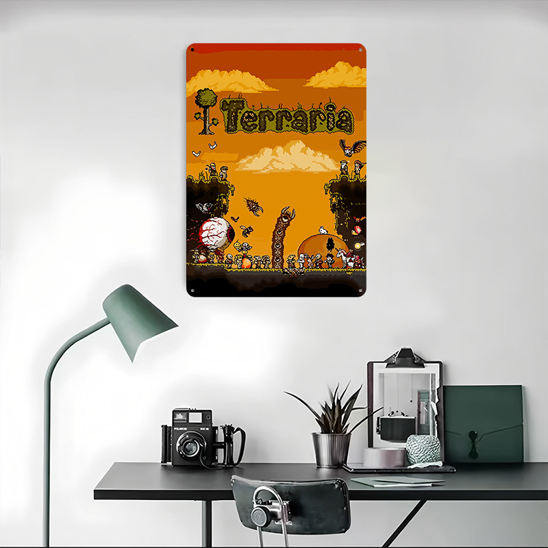 Terraria Pixel Art Game Printe - Retro Gaming At review and price