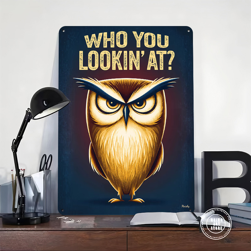 Who You Lookin’ At – Angry Owl - Retro Gaming At review and price
