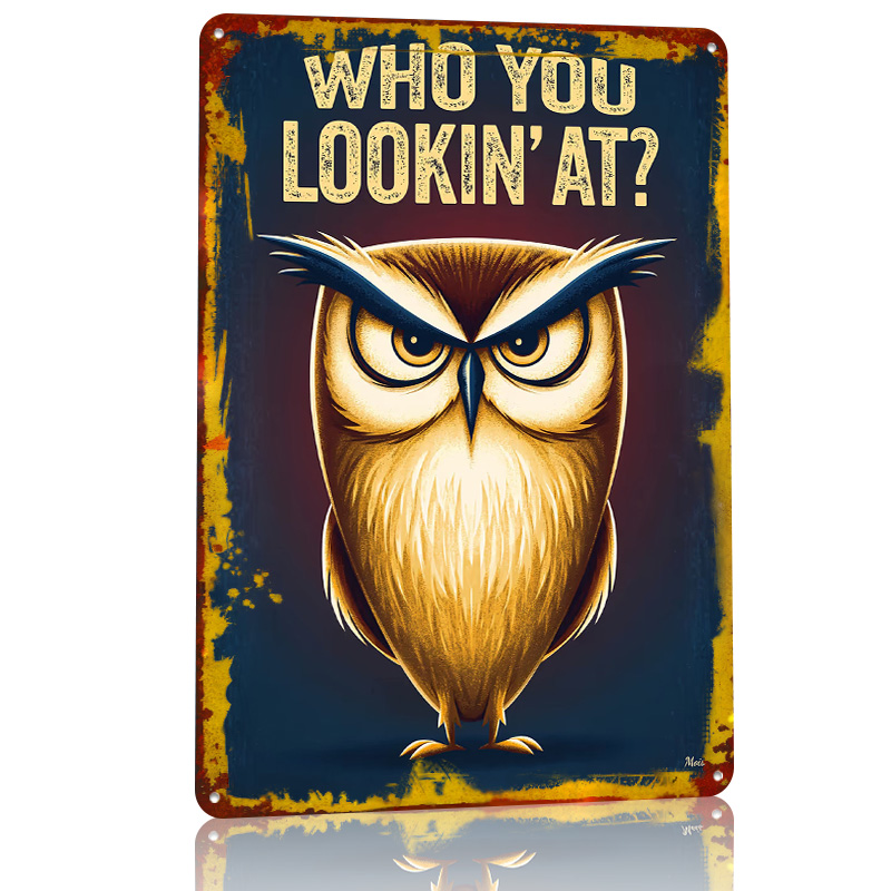 Who You Lookin’ At – Angry Owl - Retro Gaming At review and price