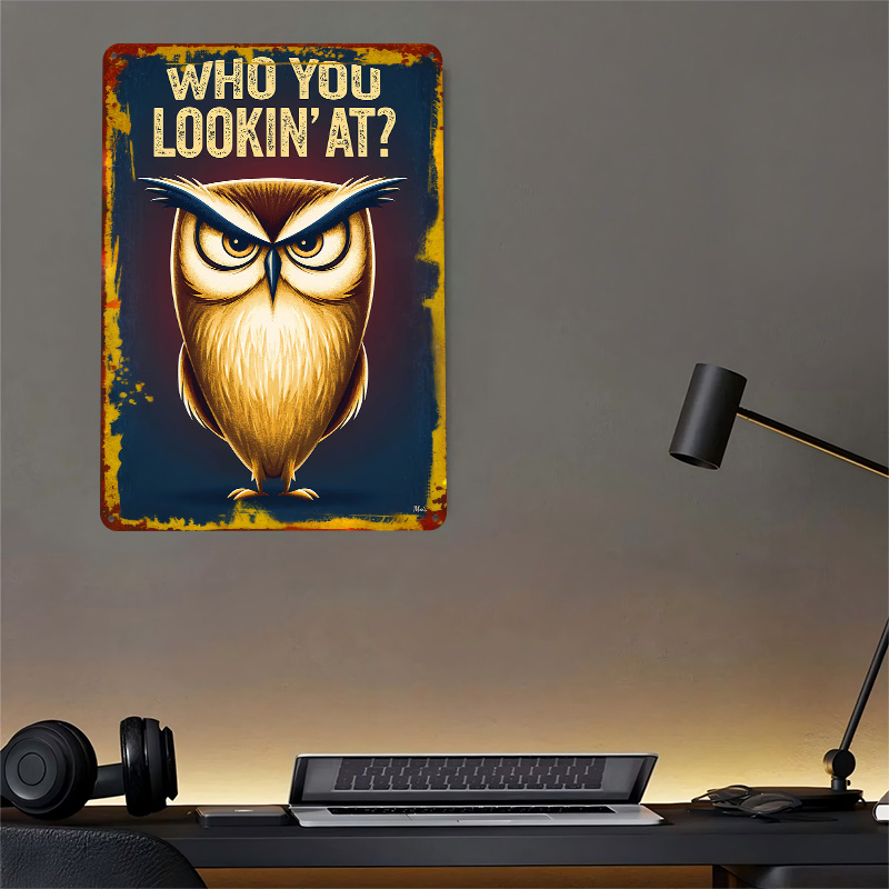 Who You Lookin’ At – Angry Owl - Retro Gaming At review and price