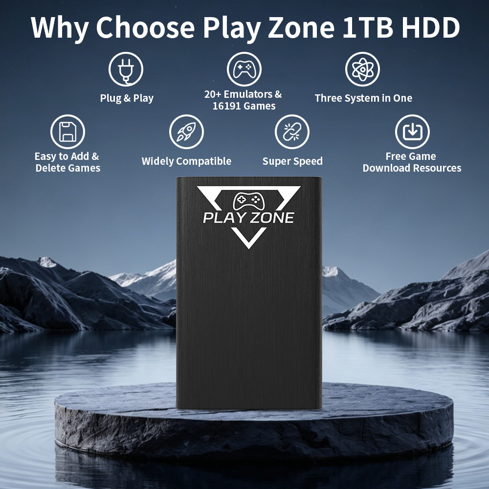 Play Zone 1TB Portable Gaming  - Retro Gaming Play Zone review and price
