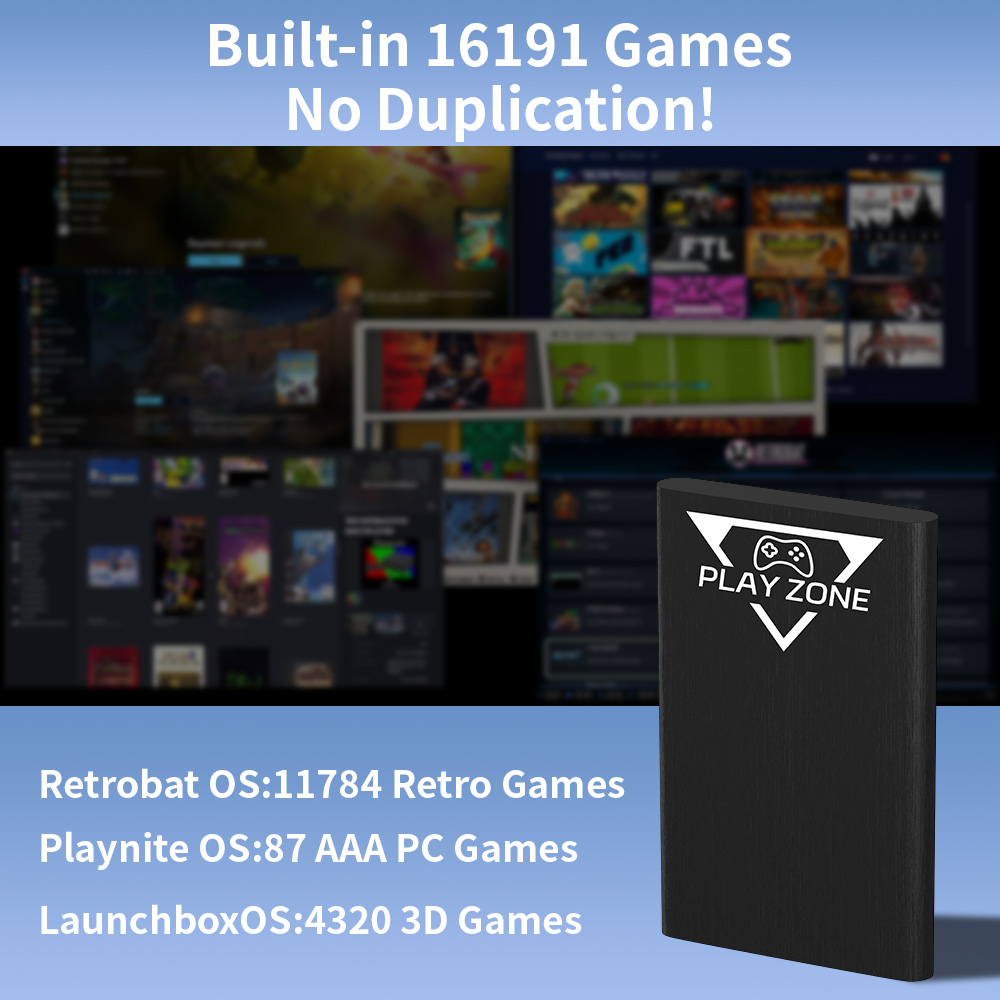 Play Zone 1TB Portable Gaming  - Retro Gaming Play Zone review and price
