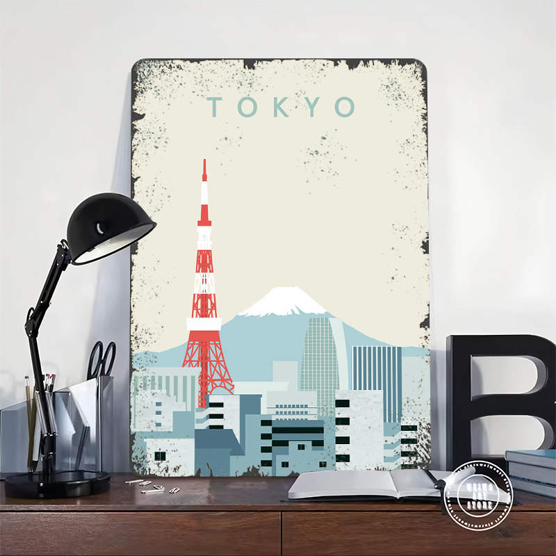 Tokyo Poster Retro 3D Printed  - Retro Gaming At review and price