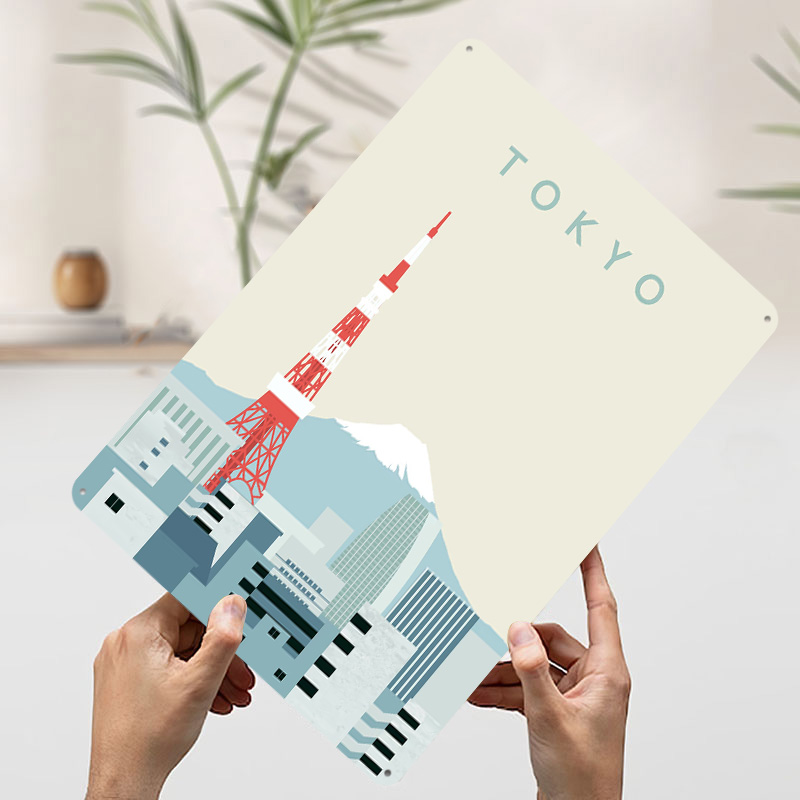 Tokyo Poster Retro 3D Printed  - Retro Gaming At review and price