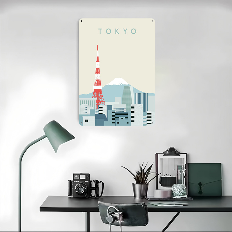 Tokyo Poster Retro 3D Printed  - Retro Gaming At review and price