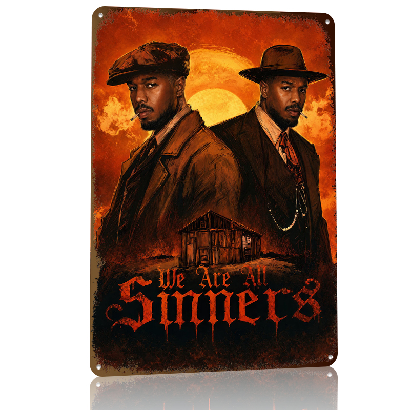We Are All Sinners Metal Poste - Retro Gaming At review and price