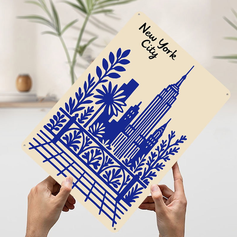 New York City Blue Poster Cust - Retro Gaming At review and price