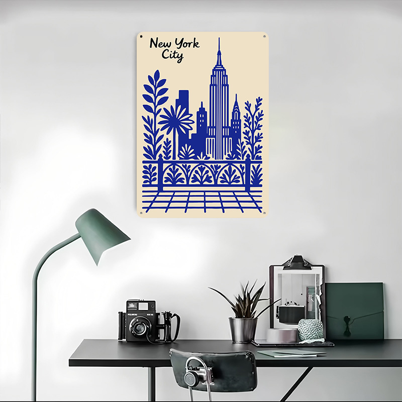 New York City Blue Poster Cust - Retro Gaming At review and price