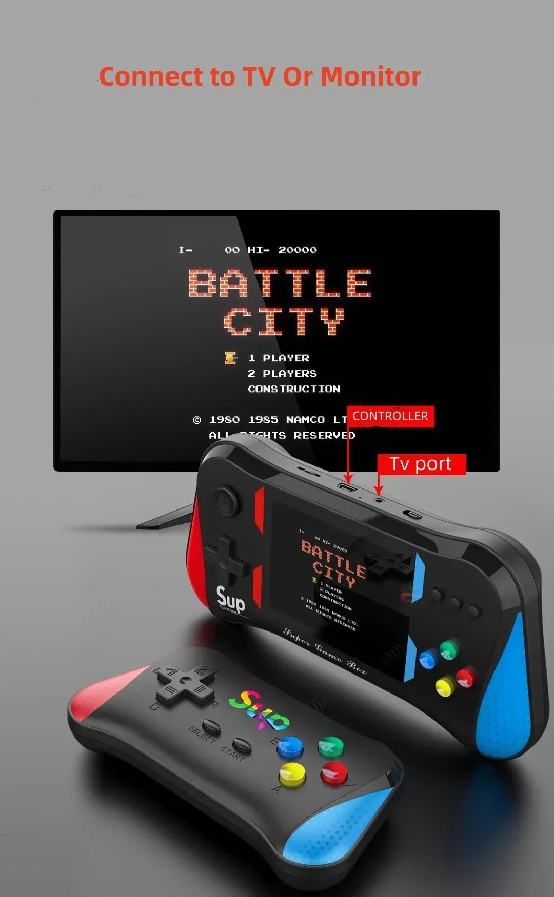 Children's Game Console Palm R - Retro Gaming Setup review and price