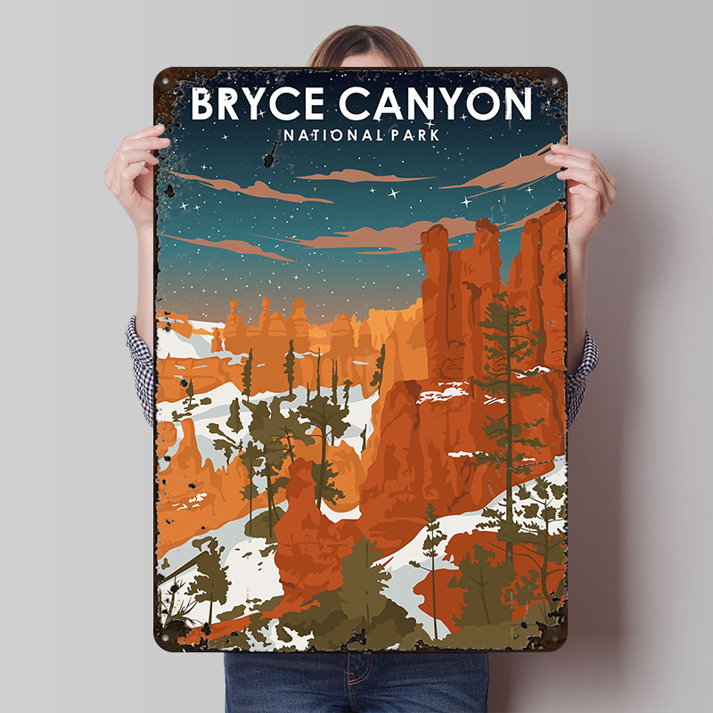 Bryce Canyon At Night Printed  - Retro Gaming At review and price