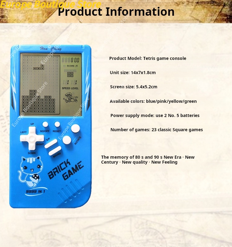 Large Screen Kids Handheld Gam - Retro Gaming Play Zone review and price