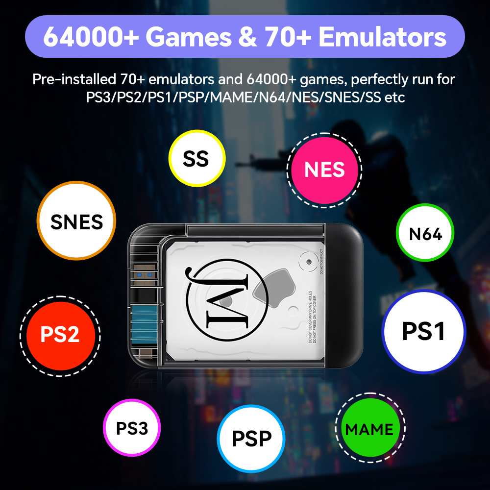 Retrobat 500GB Gaming HDD with - Retro Gaming Emulator Pc review and price
